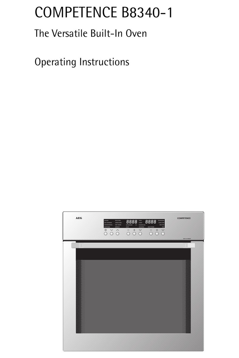 AEG COMPETENCE B8340-1 User manual AEG COMPETENCE B8340-1 User manual
