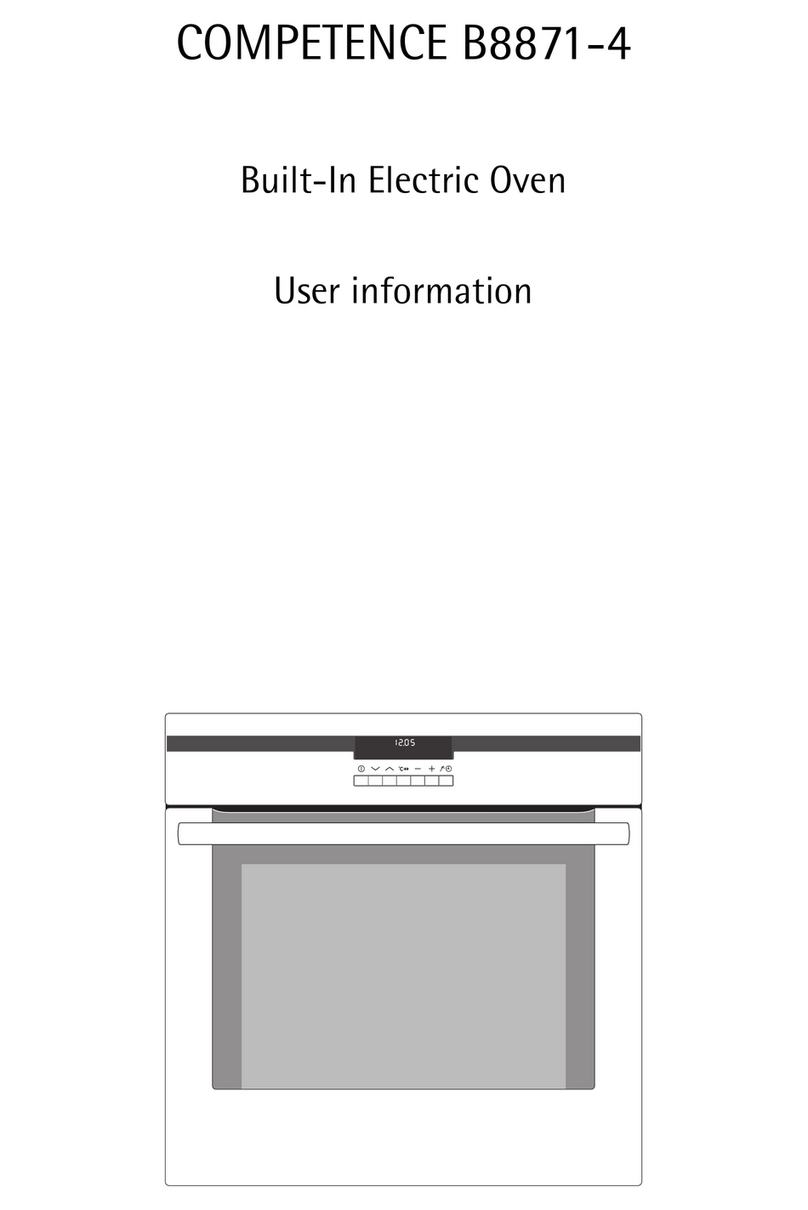 AEG COMPETENCE B8871-4 User information