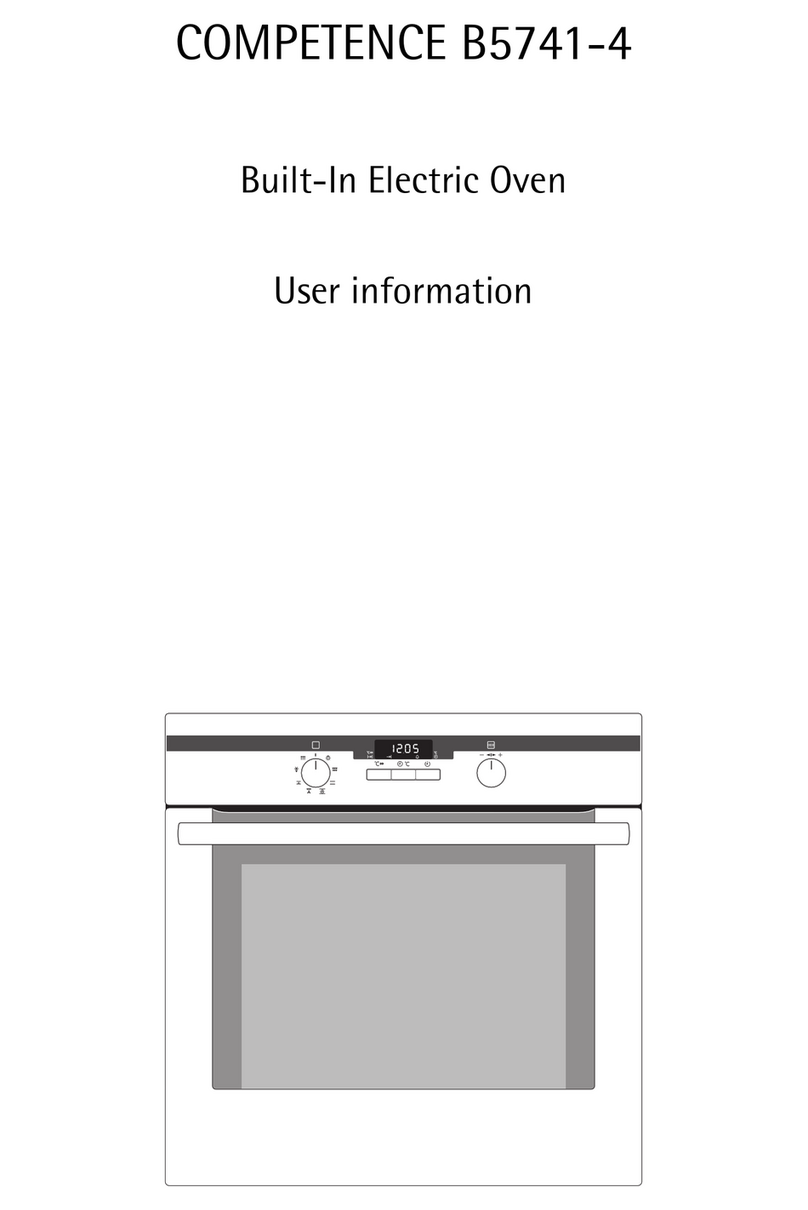 AEG COMPETENCE B5741-4 User information