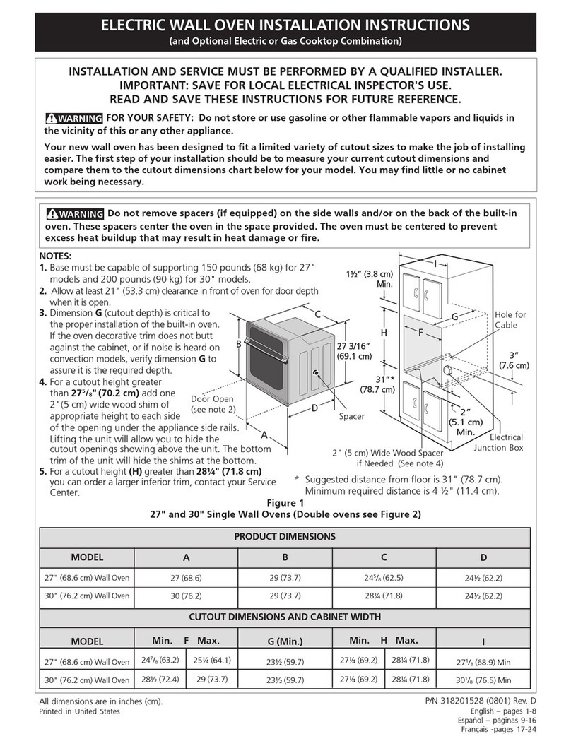 Electrolux A installation guide