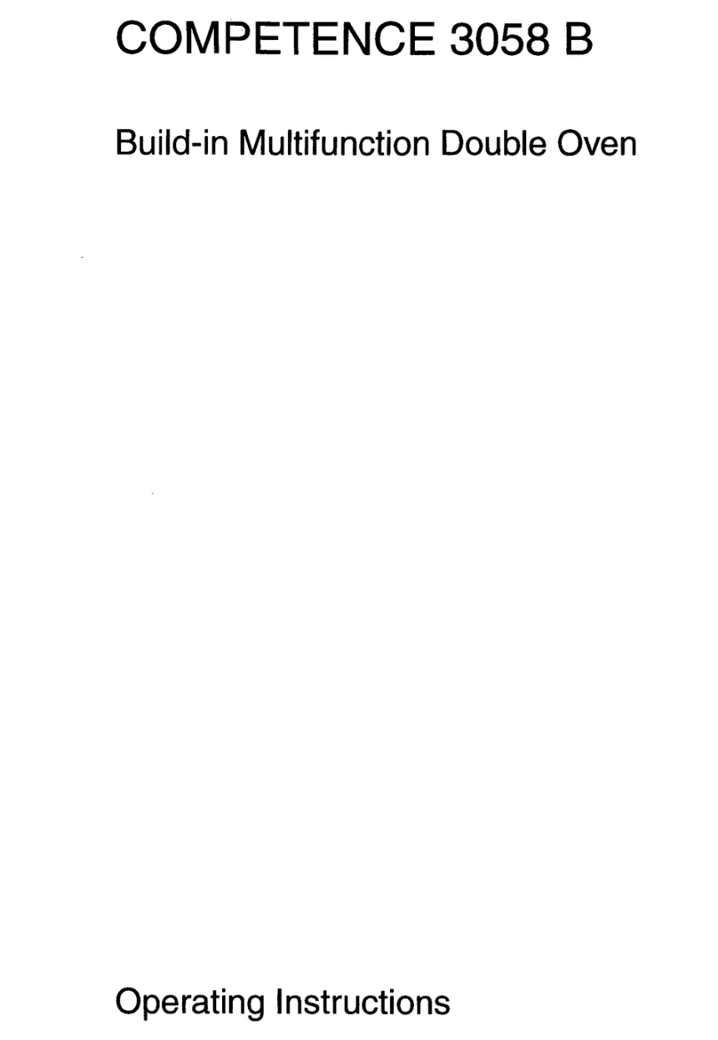 AEG Competence 3058 B User manual AEG Competence 3058 B User manual