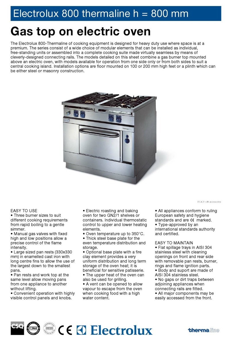 Electrolux THERMALINE 800 User manual