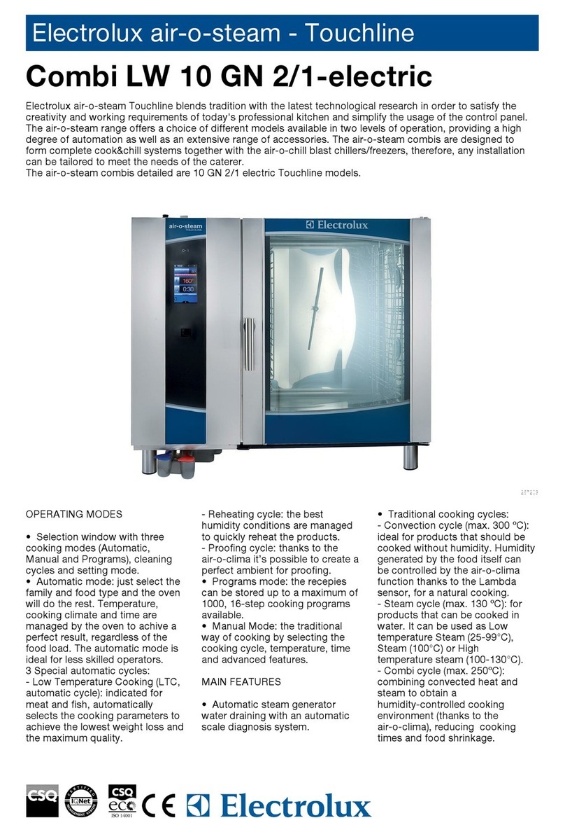Electrolux TOUCHLINE LW 10 GN User manual