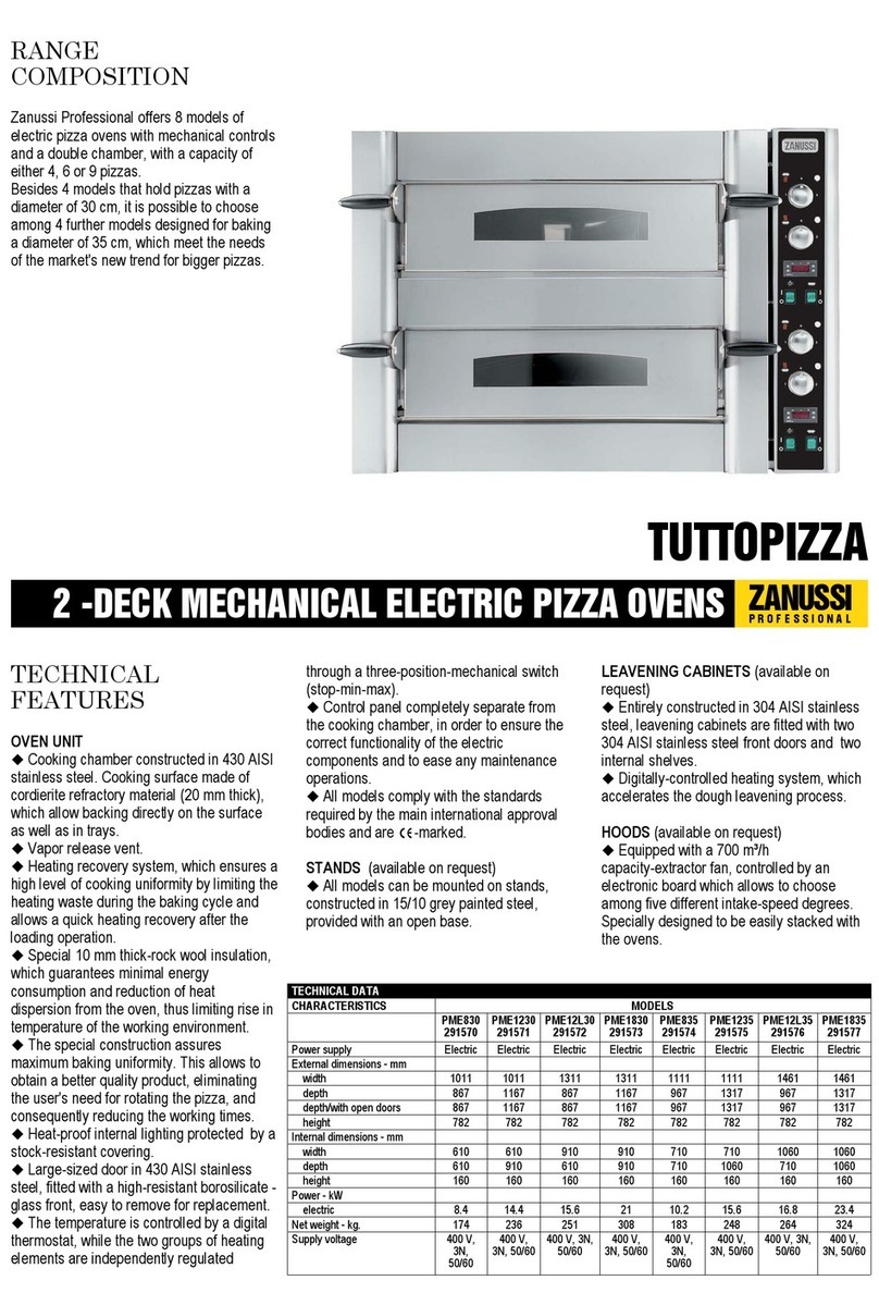 Zanussi Tuttopizza 291570 User manual