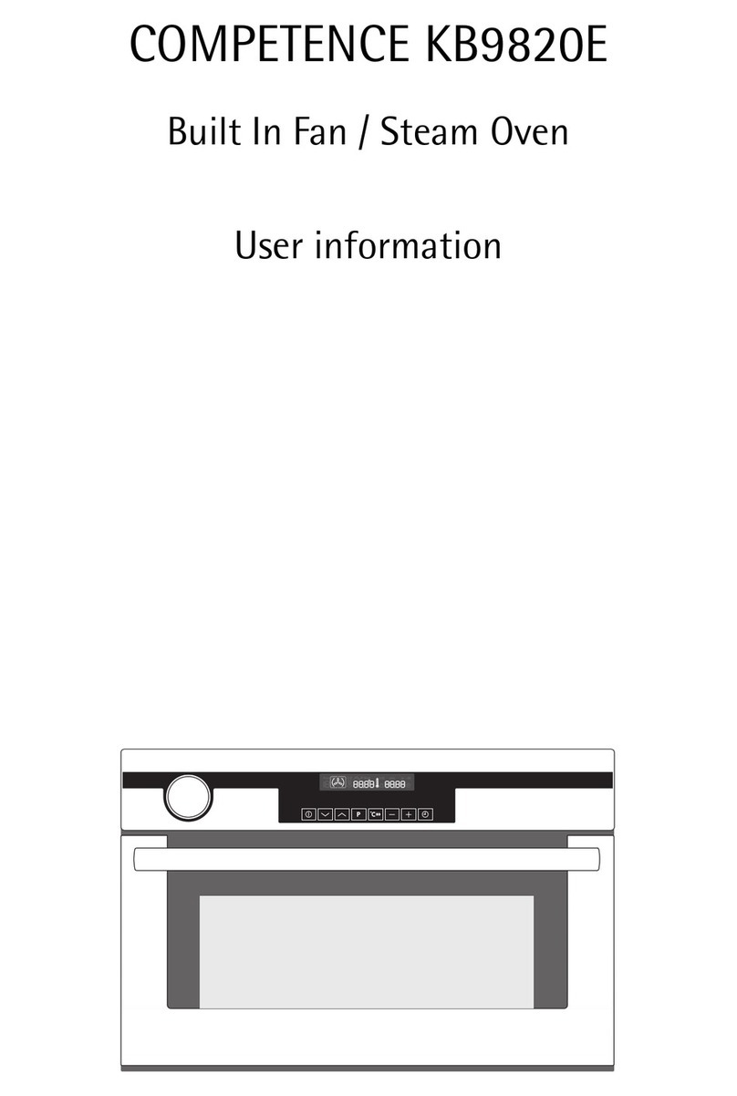 AEG COMPETENCE KB9820E Operation manual