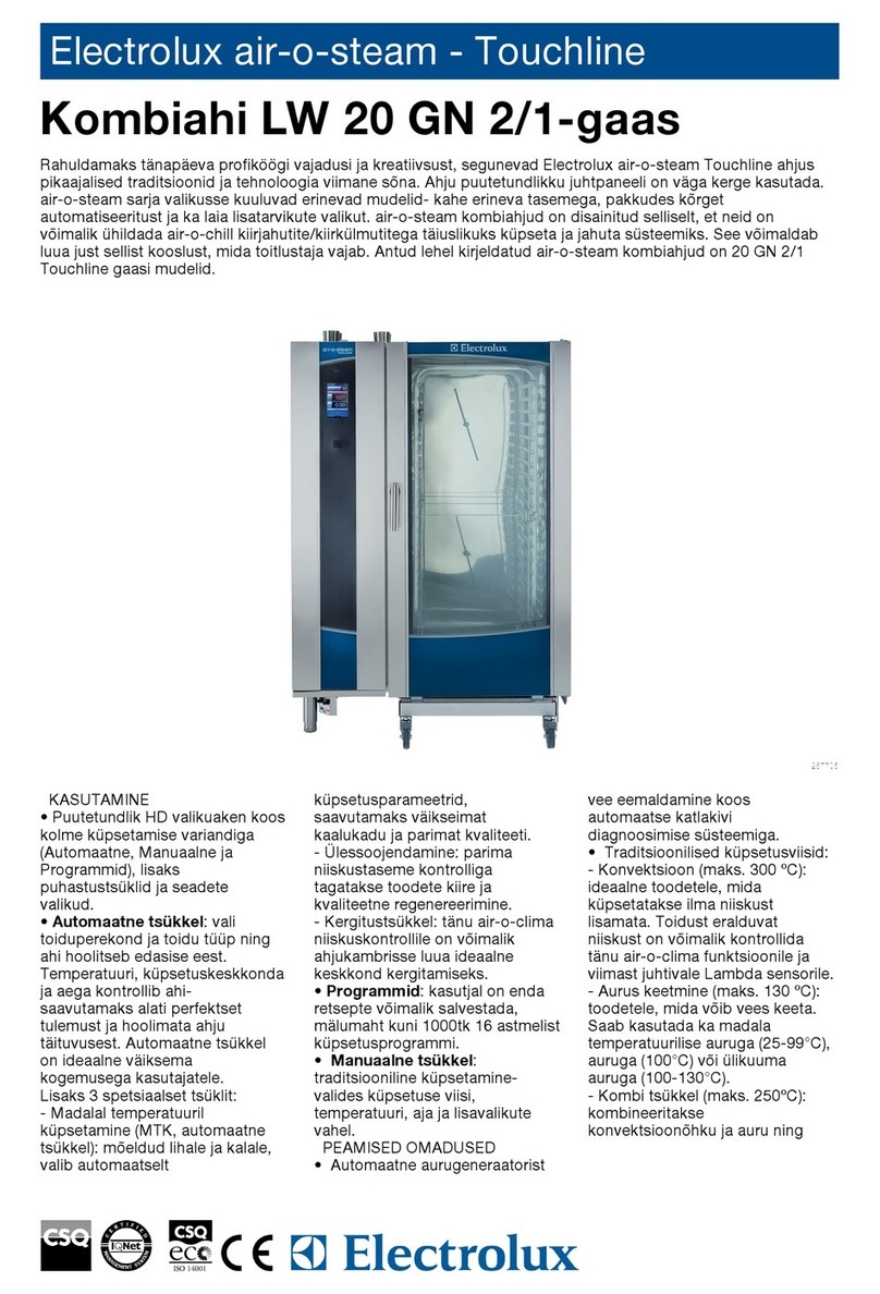Electrolux LW 20 GN 2/1-GAAS User manual