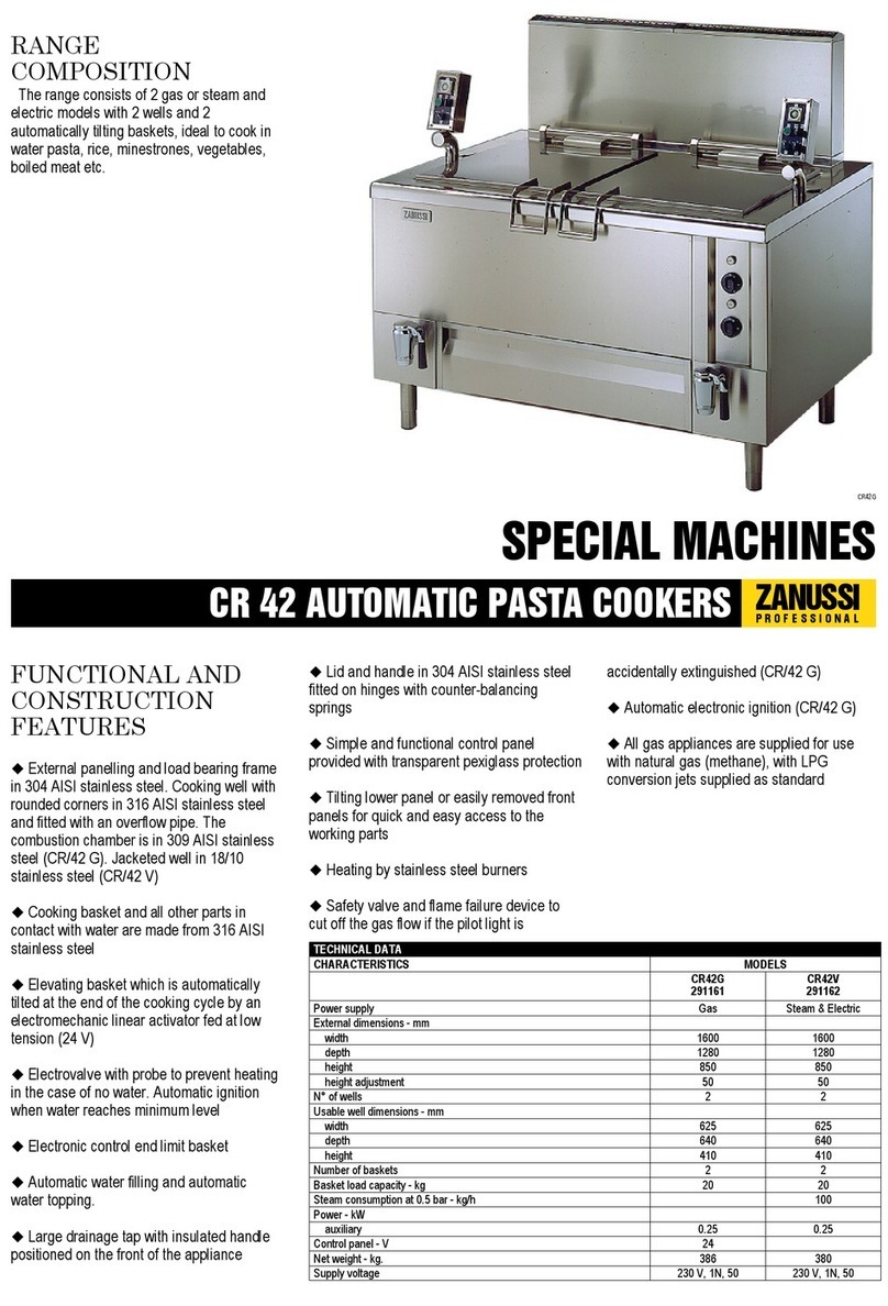 Zanussi CR42 Specifications