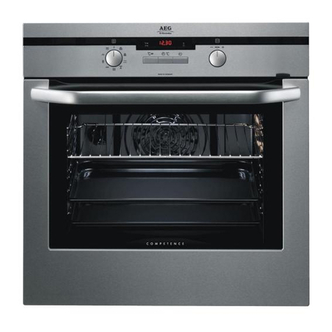 AEG Electrolux USER MANUAL BUILT-IN ELECTRIC OVEN B5701-5 user manual