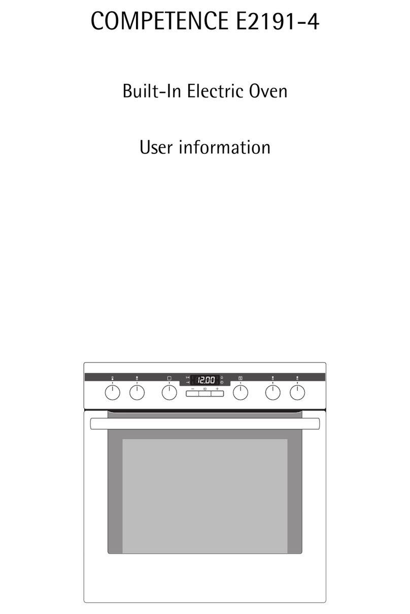 AEG Competence E2191-4 Operation manual AEG Competence E2191-4 Operation manual