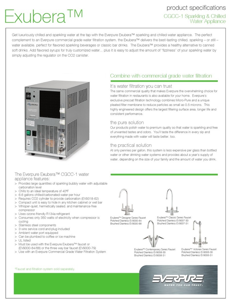 Everpure Exubera CGCC-1 User manual Everpure Exubera CGCC-1 User manual