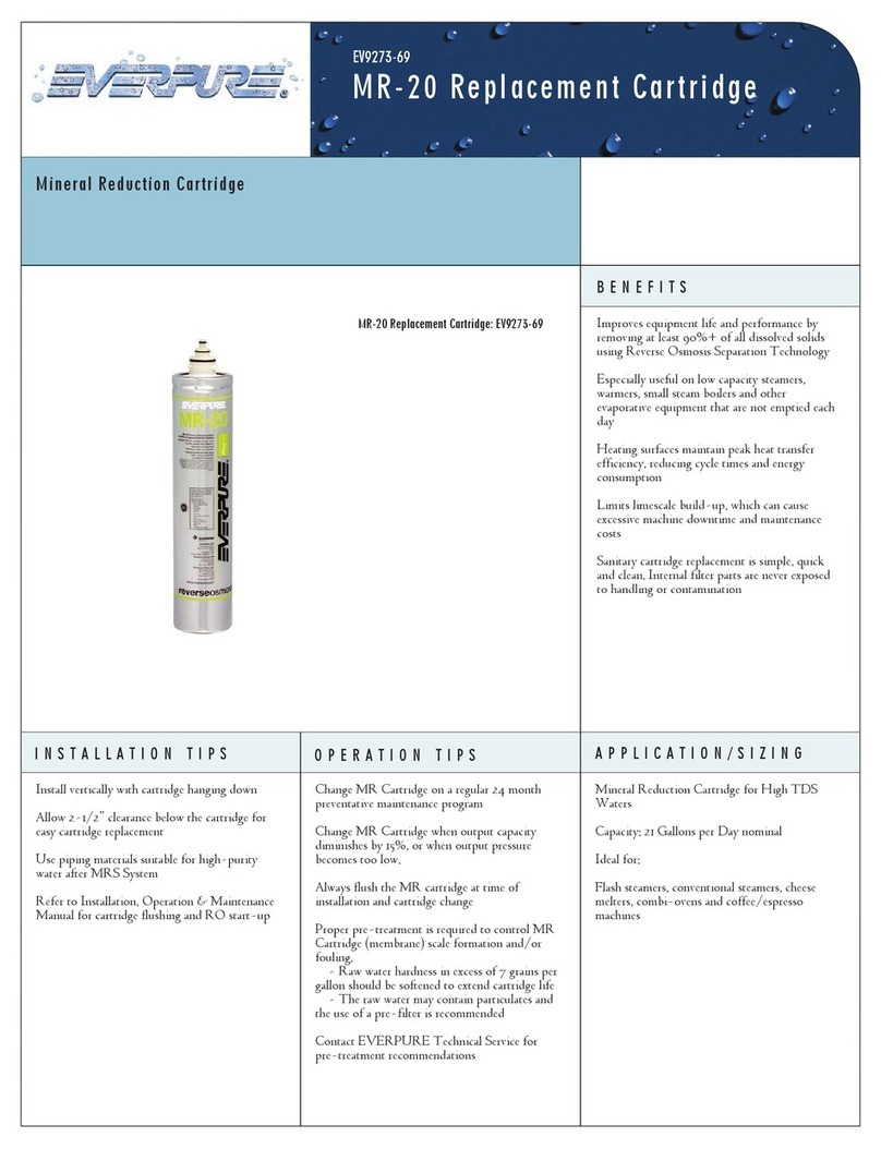 Everpure EV9273-69 User manual Everpure EV9273-69 User manual