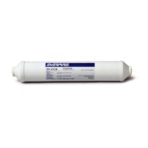 Everpure In-line Filter IN-15 CR User manual Everpure In-line Filter IN-15 CR User manual
