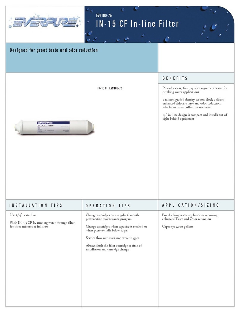 Everpure IN-15 CF EV9100-76 User manual