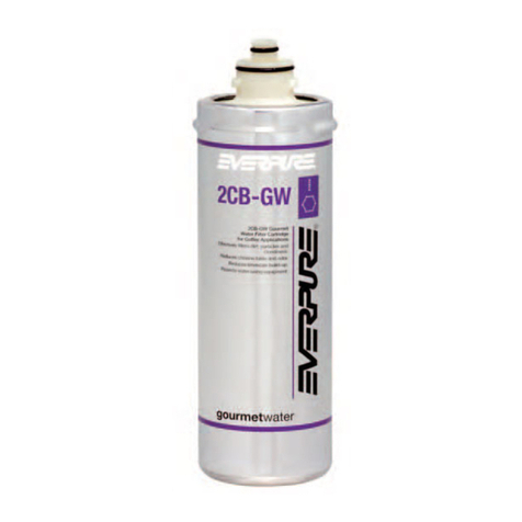 Everpure Filter Cartridge 2CB-GW Specification sheet
