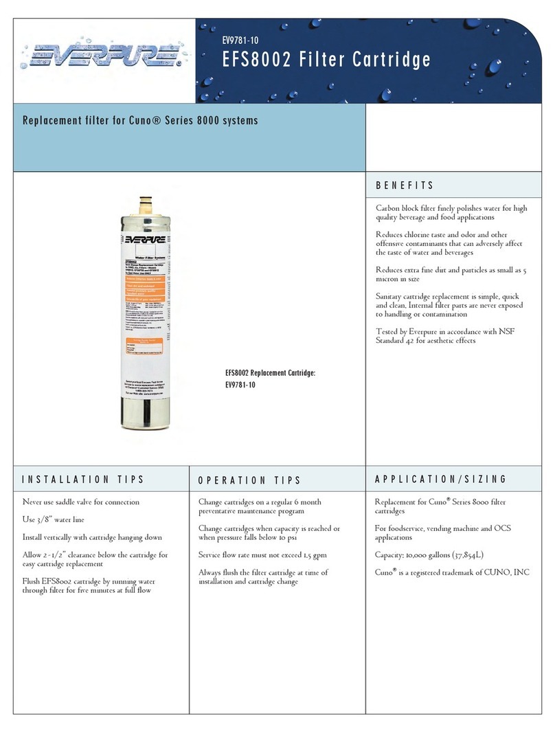 Everpure EFS8002 User manual Everpure EFS8002 User manual