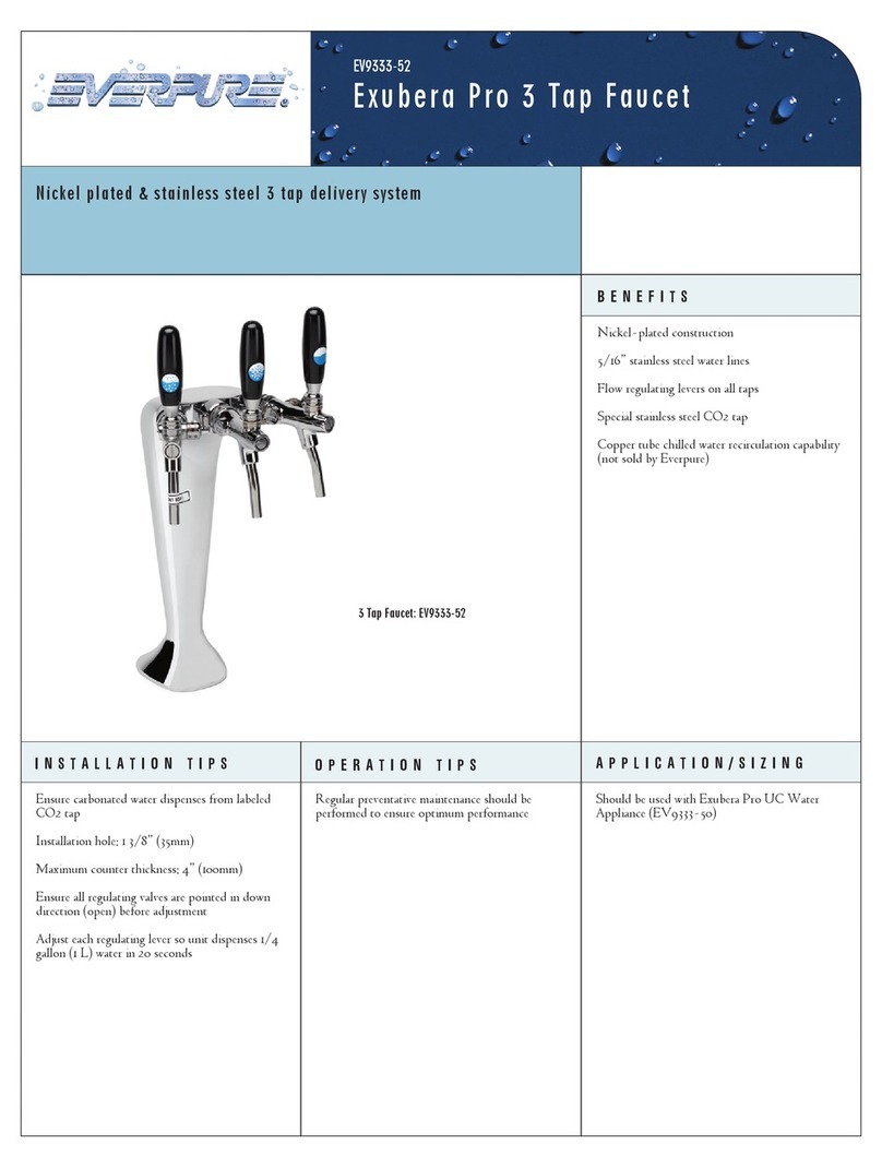 Everpure Exubera Pro 3 Tap Faucet EV9333-52 brochure