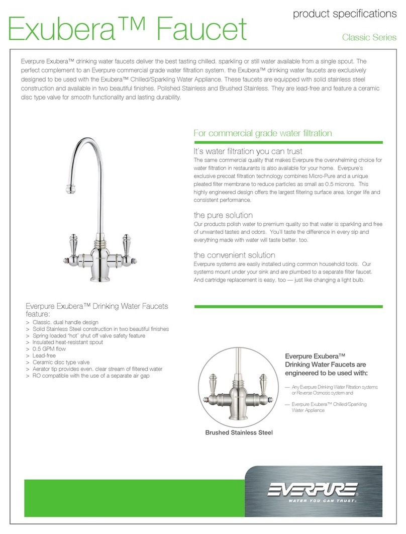 Everpure Exubera EV9007-30 Specifications