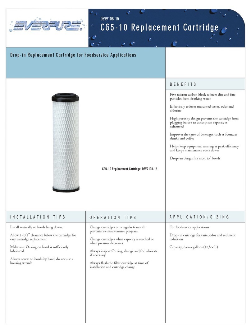 Everpure CG5-10 Replacement Cartridge DEV9108-15 User manual