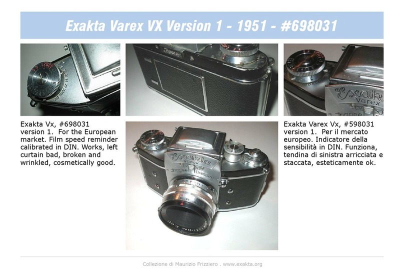 Exakta Varex VX Owner's manual