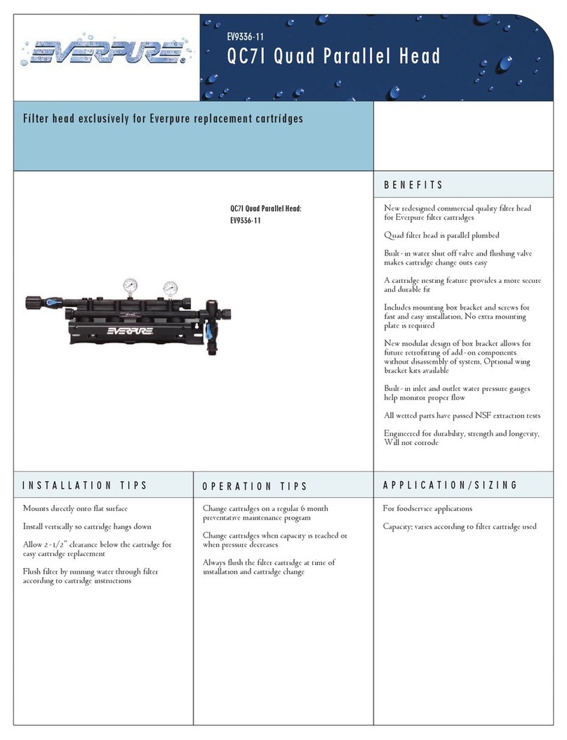 Everpure Quad Parallel Head EV9336-11 User manual
