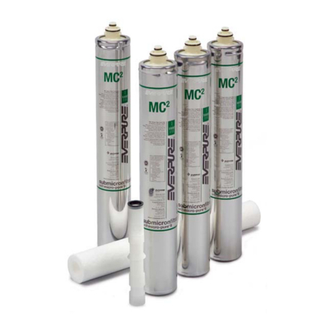 Everpure Quad-MC EV9628-28 Specification sheet Everpure Quad-MC EV9628-28 Specification sheet