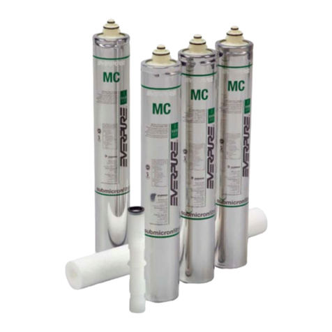 Everpure Quad-MC EV9628-08 Specification sheet Everpure Quad-MC EV9628-08 Specification sheet