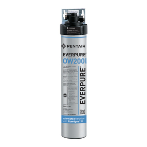 Everpure Water Filter and Cartridge QL2-OW200L Operating instructions