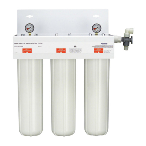 Everpure Water Filtration System CB20-312E User manual