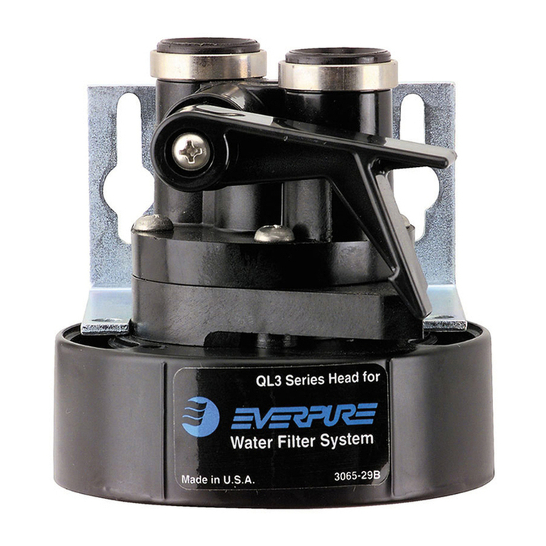 Everpure Single Head EV9259-14 Specification sheet