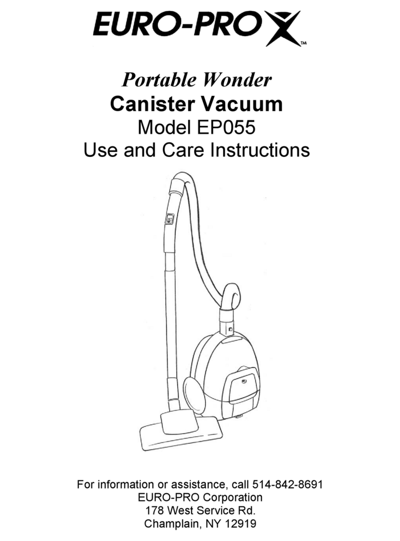 EUROPRO Portable Wonder EP055 Quick reference guide