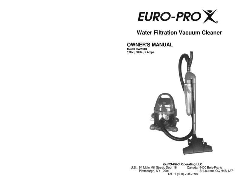 EUROPRO CW230H owner's manual