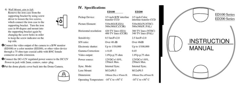 EverFocus ED100 Series instruction manual