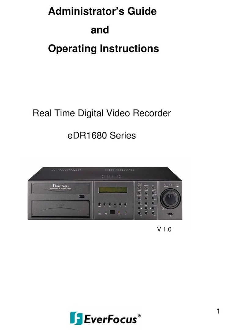 EverFocus eDR1680 Series User manual