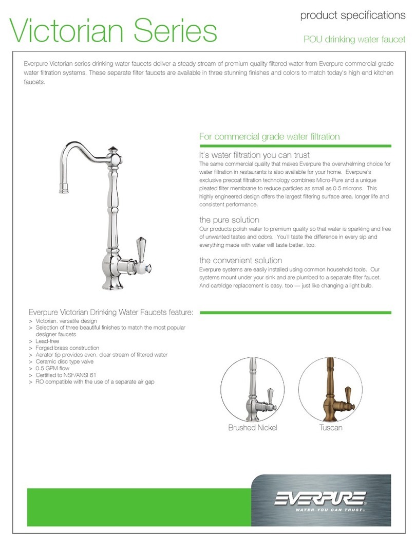 Everpure Victorian EV9006-00 Product specifications Everpure Victorian EV9006-00 Product specifications