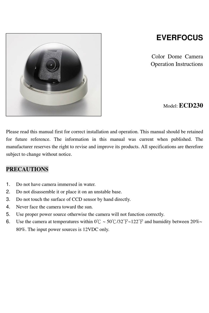 EverFocus ECD230 Operation instructions