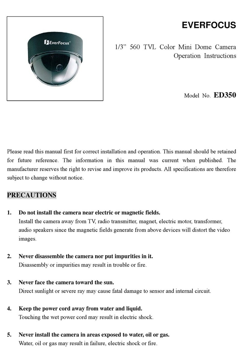 EverFocus ED350 Operation instructions