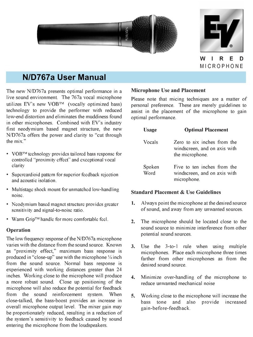 Electro-Voice N/D767A User manual