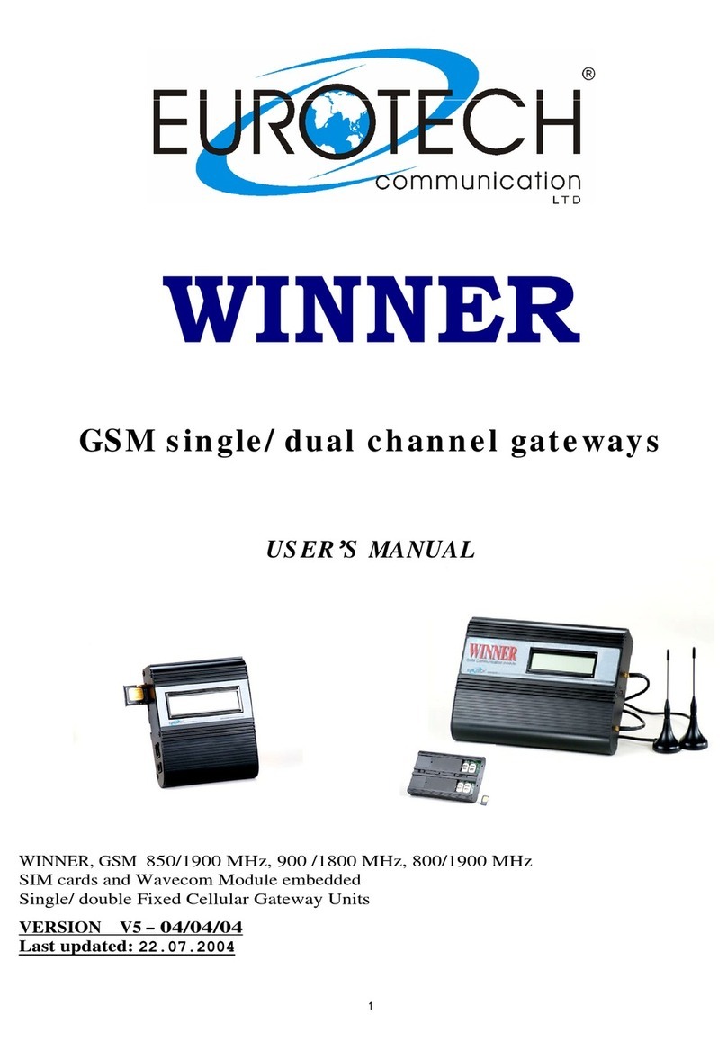 Eurotech Winner Series user manual
