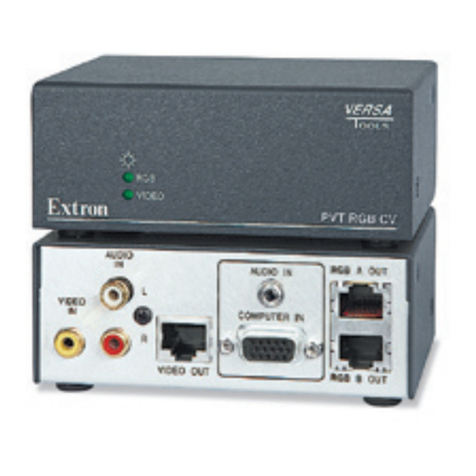 Extron electronics PVT CV D User manual