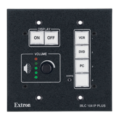 Extron electronics MediaLink Controllers with IP Link MLC 104 IP... User manual