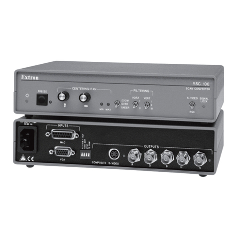 Extron electronics VSC 100 User manual