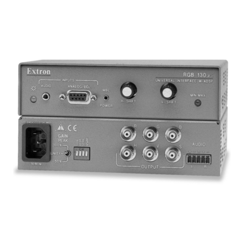 Extron electronics Universal Interfaces RGB 130xi user manual