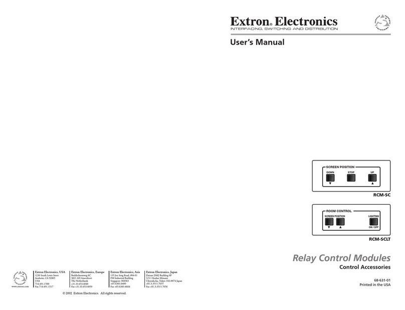 Extron electronics SCP 150 AAP user manual