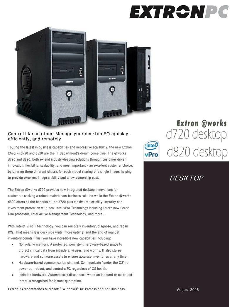 Extron electronics DESKTOP d720 Desktop User manual