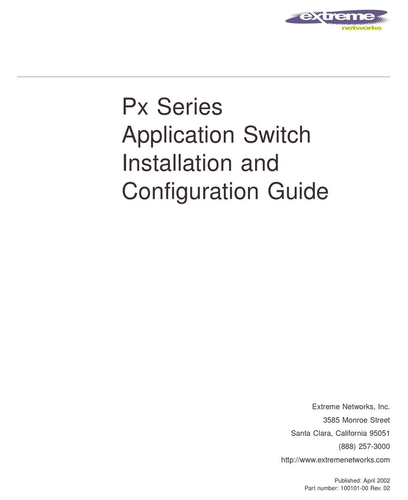 Extreme Networks Px Series Operator's manual Extreme Networks Px Series Operator's manual