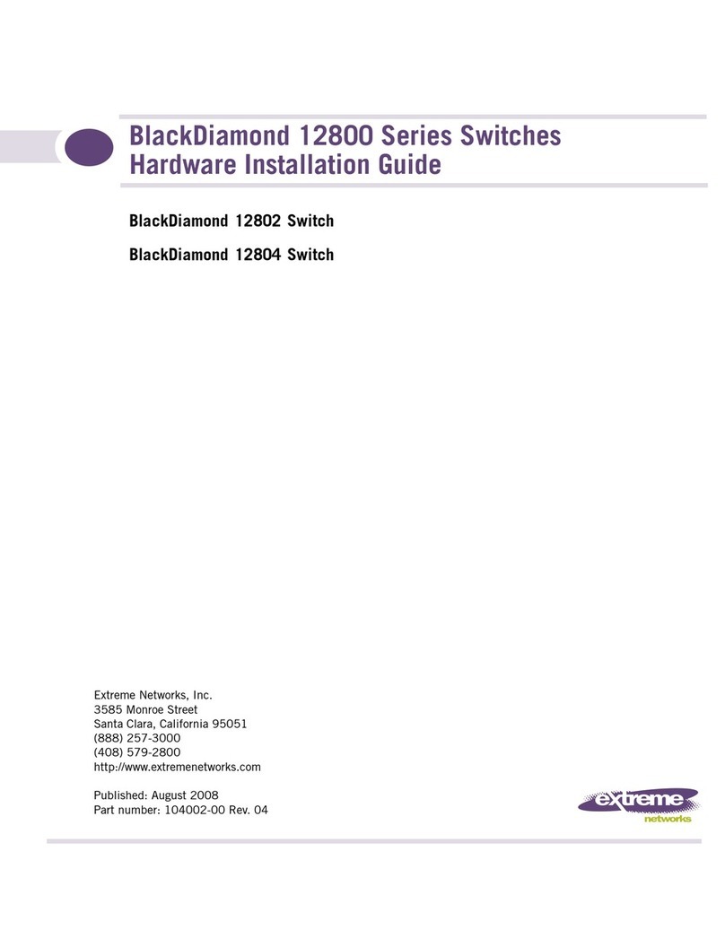 Extreme Networks BlackDiamond 12800 Series Manual