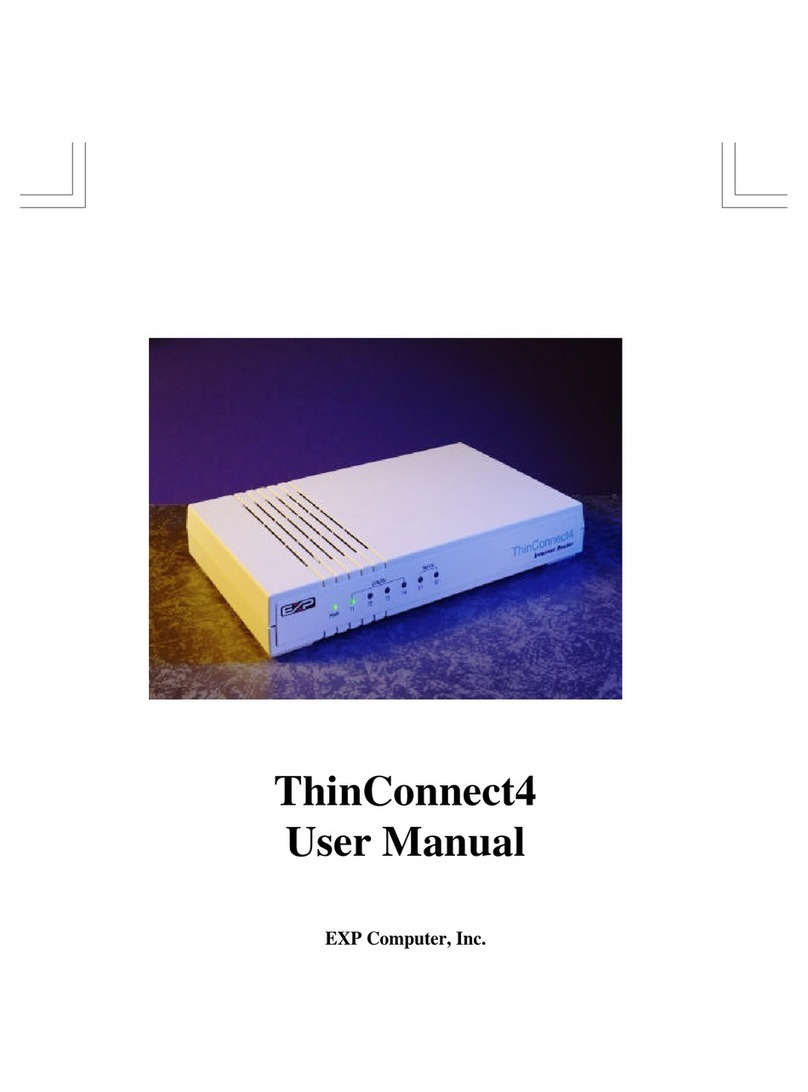 EXP Computer ThinConnect4 user manual