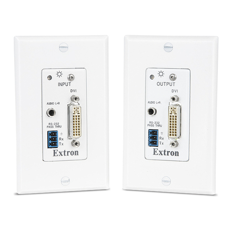Extron electronics DVI 201 A D Tx/Rx Specification sheet
