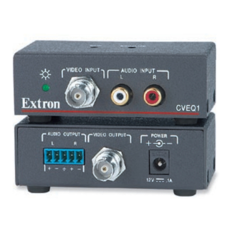 Extron electronics CVEQ1 WM Brochure & specs Extron electronics CVEQ1 WM Brochure & specs