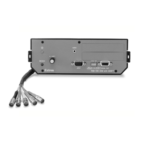 Extron electronics Computer-Video Interface RGB 508 AKM User manual Extron electronics Computer-Video Interface RGB 508 AKM User manual